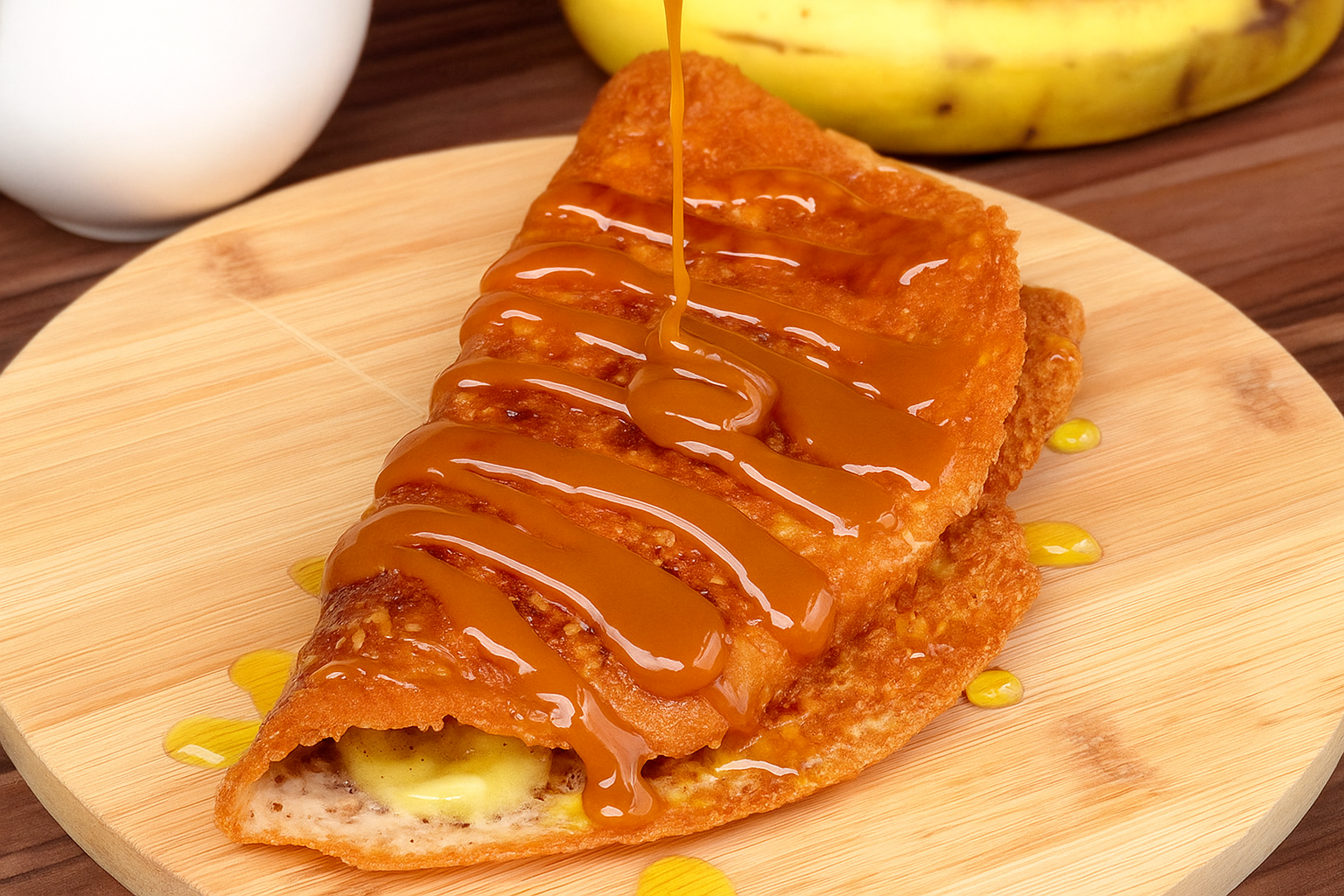 Casquinha de Queijo com Banana e Doce de Leite: sobremesa deliciosa, pronta em 5 minutos e com apenas 3 ingredientes!